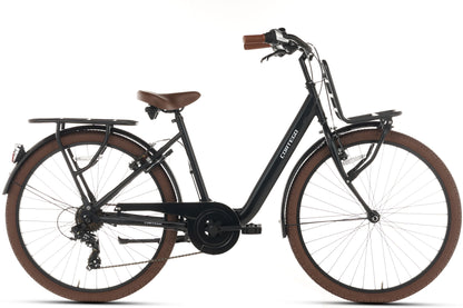 Cortego Excellent Meisjesfiets 26 inch - 7 Versnellingen - Mat-Zwart