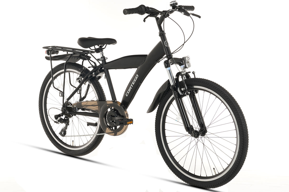 Cortego Blaze Jongensfiets 24 Inch Zwart - 7 Versnellingen