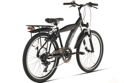 Cortego Blaze Jongensfiets 24 Inch Zwart - 7 Versnellingen
