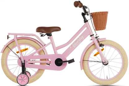 Cortego Liberty meisjesfiets Roze 16 inch  mand