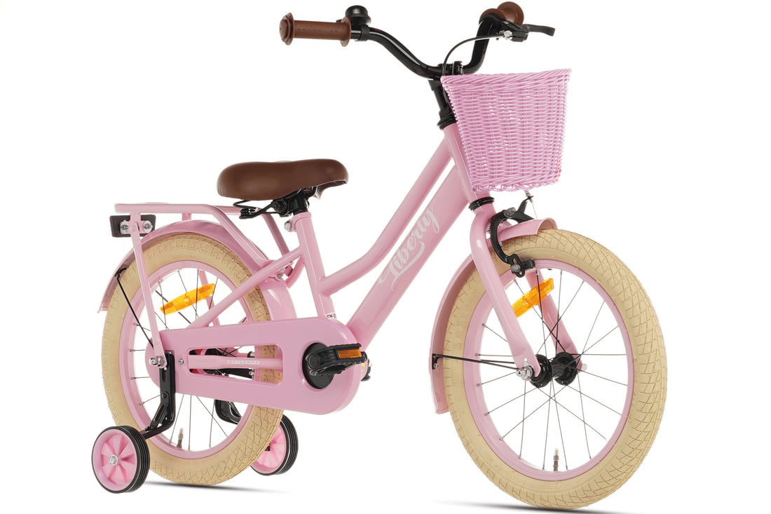 Cortego Liberty meisjesfiets Roze 16 inch + mand
