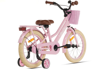 Cortego Liberty meisjesfiets Roze 12 inch  mand