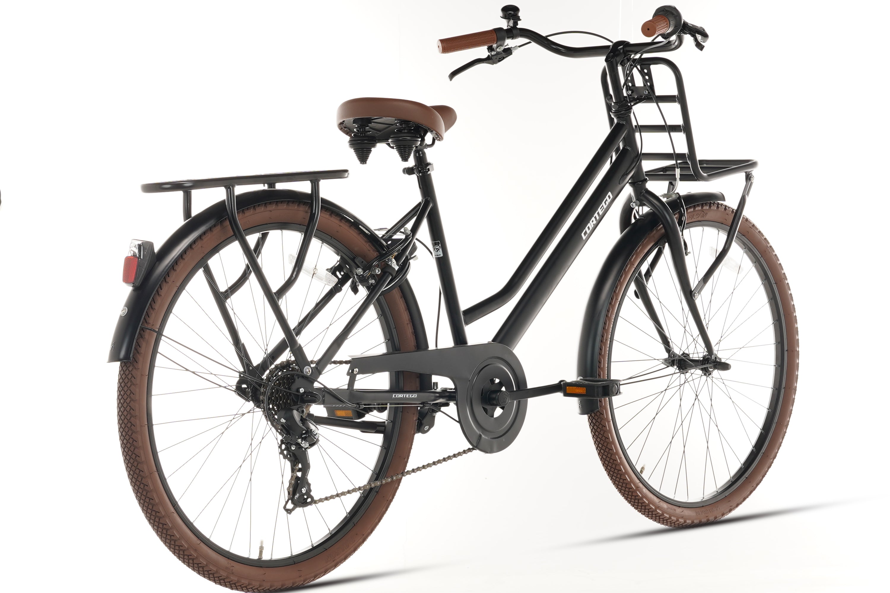 Cortego Liberty Meisjesfiets 26 inch - 7 Versnellingen - Mat-Zwart