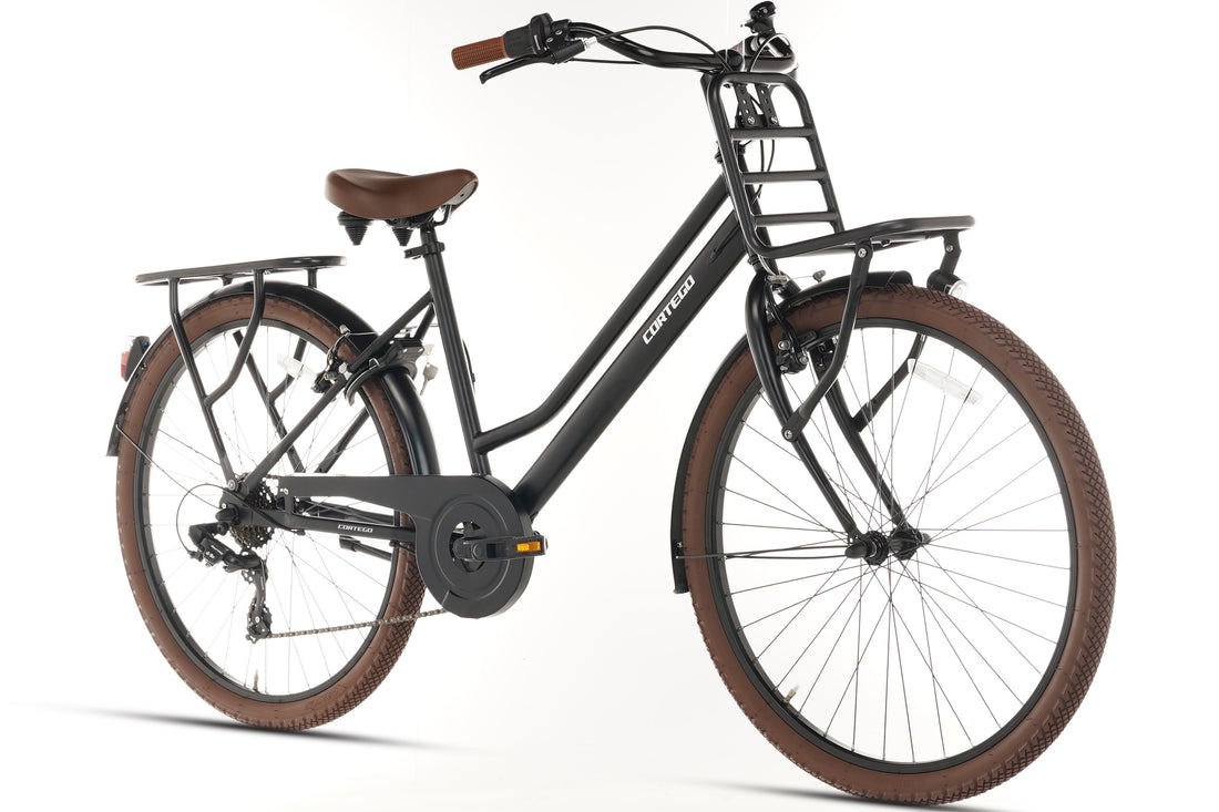 Cortego Liberty Meisjesfiets 26 inch - 7 Versnellingen - Mat-Zwart