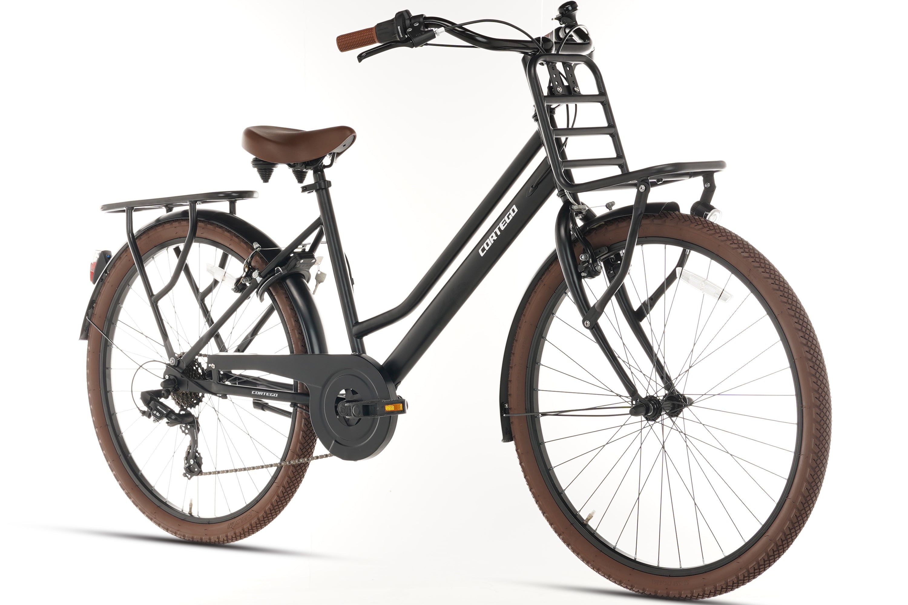 Cortego Liberty Meisjesfiets 26 inch - 7 Versnellingen - Mat-Zwart