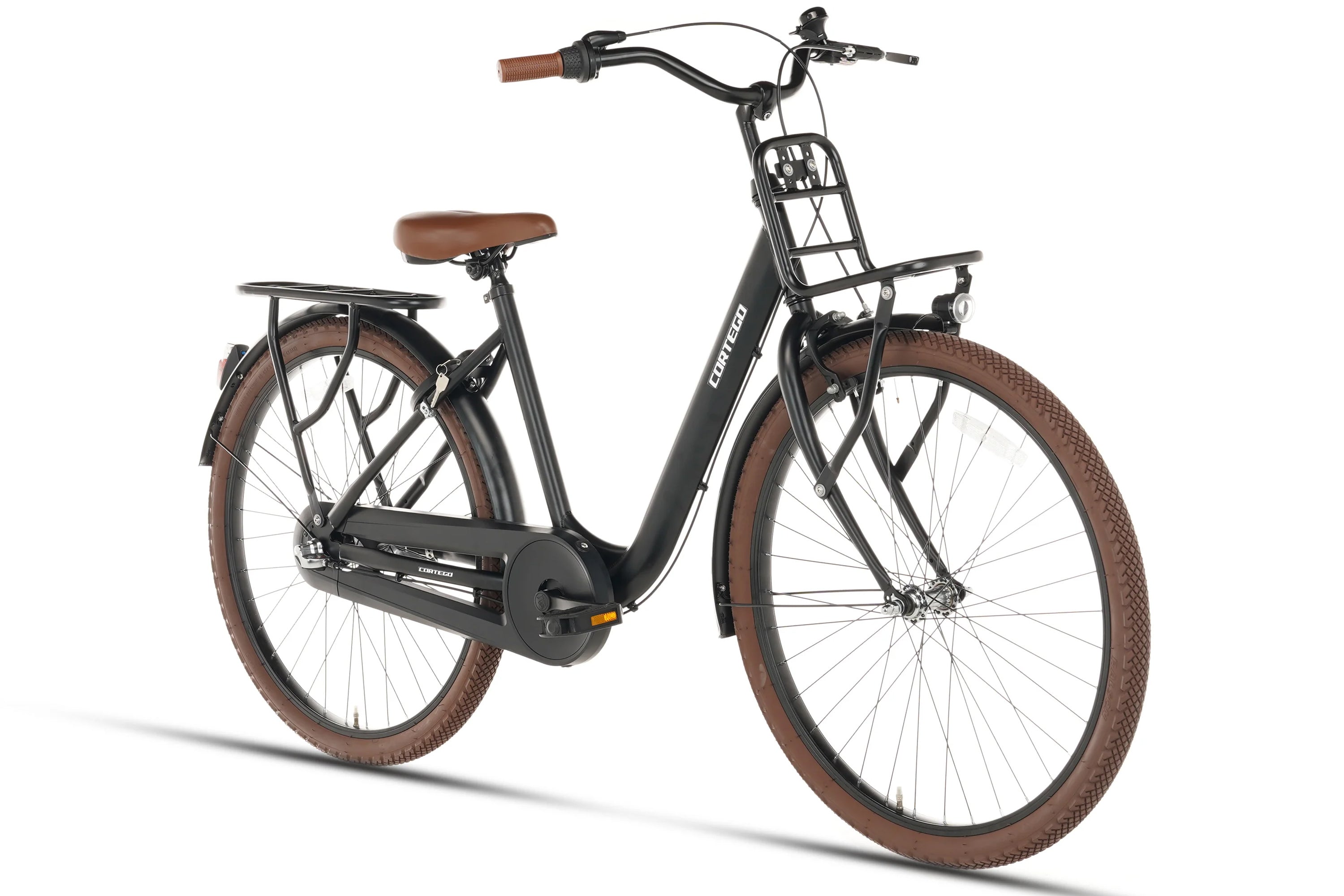 Cortego Excellent Meisjesfiets 26 inch - 3 Versnellingen - Mat-Zwart