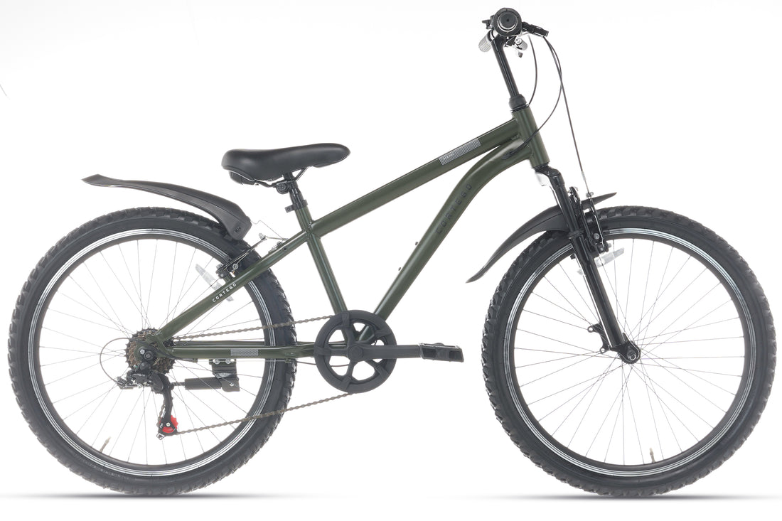 Cortego Ranger 7-speed Jongensfiets 24 inch Army Green