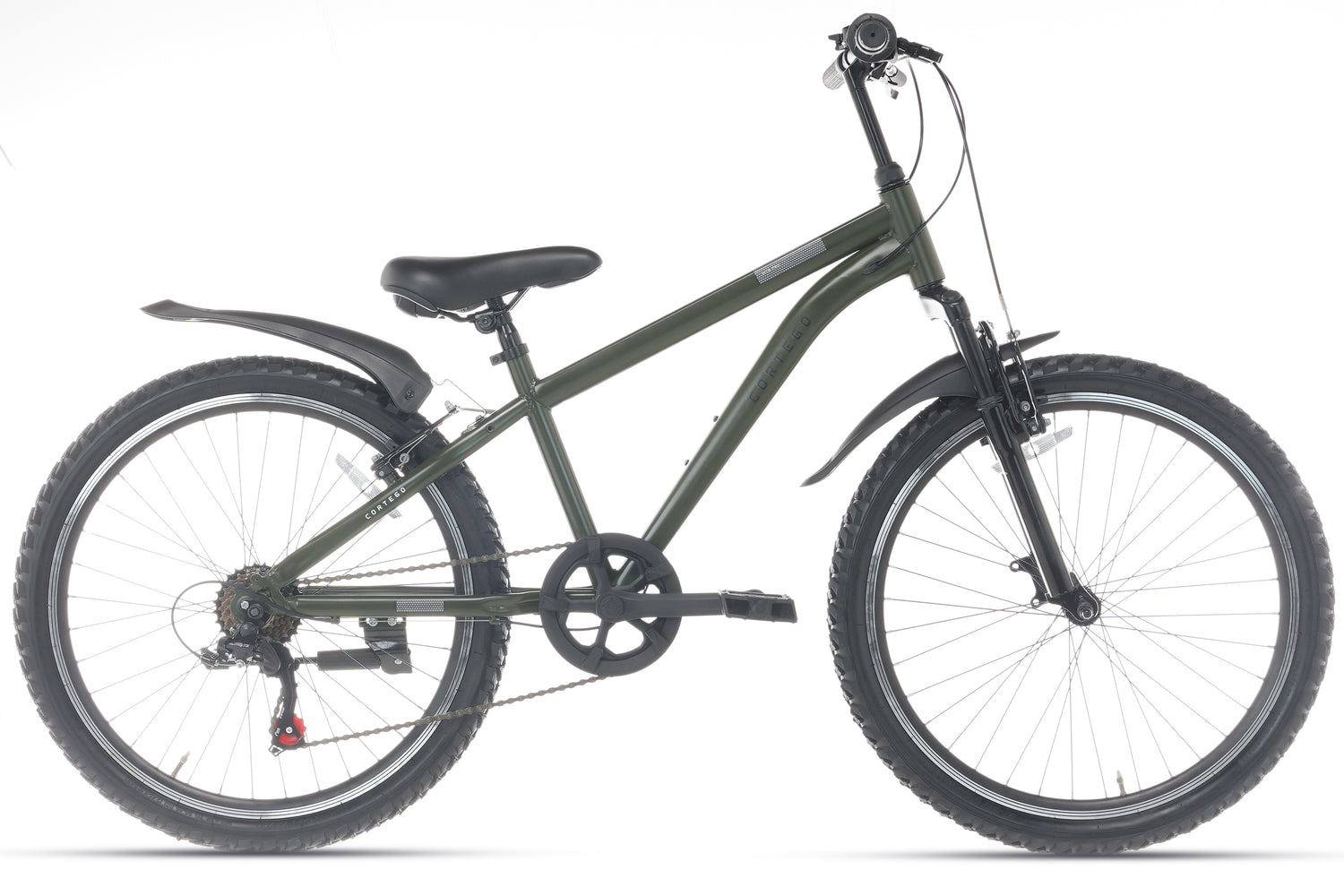 Cortego Ranger 7-speed Jongensfiets 26 inch Army Green