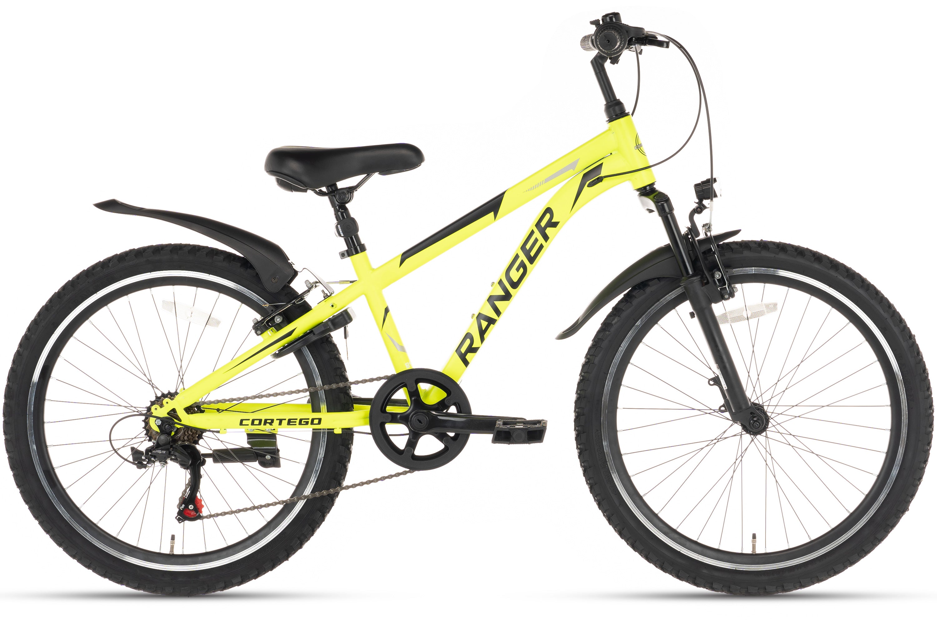 Cortego Ranger 7-speed Jongensfiets 26 inch Fluogeel