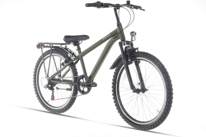 Cortego Ranger Plus 7-speed Jongensfiets 26 inch Army Green