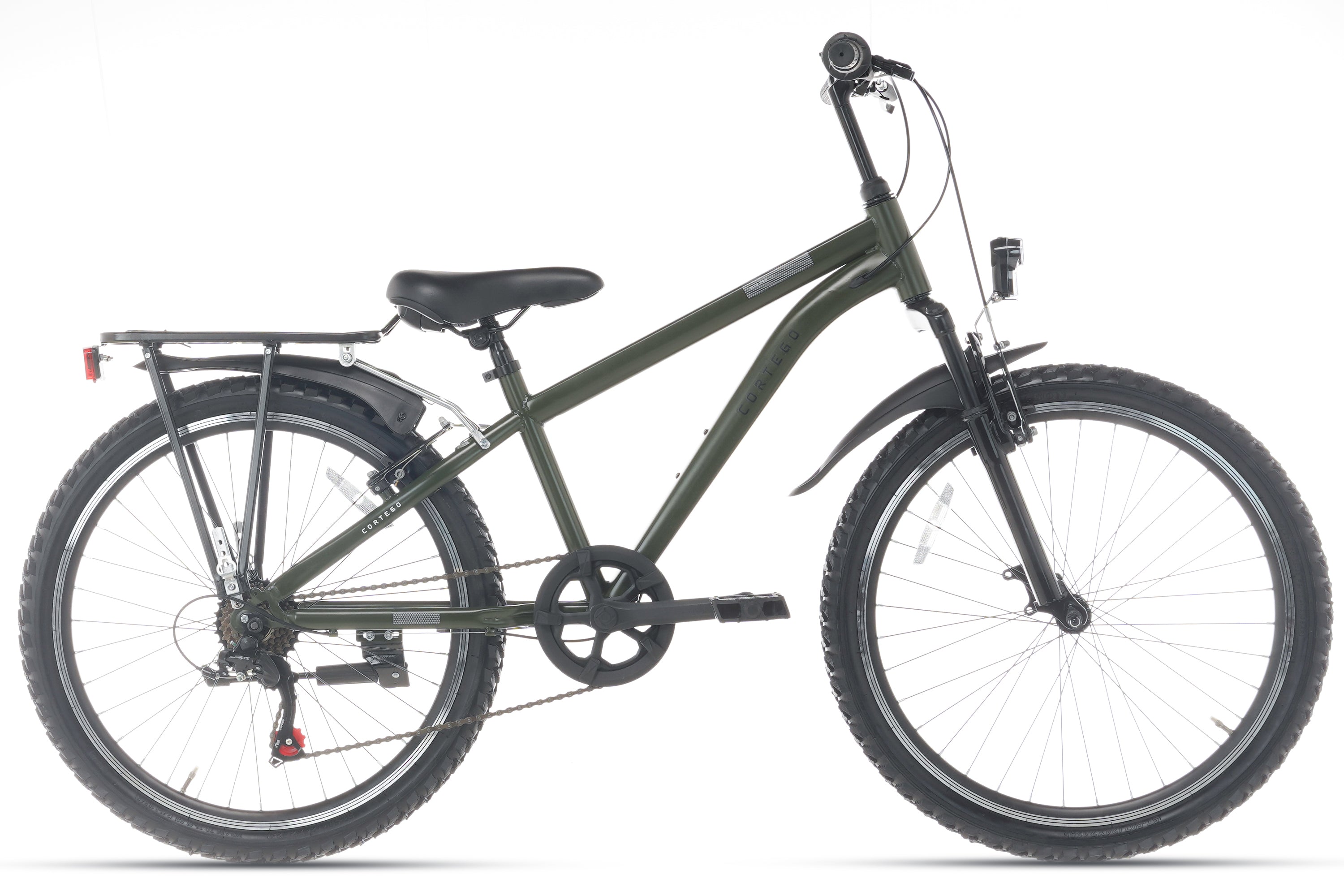 Cortego Ranger Plus 7-speed Jongensfiets 26 inch Army Green