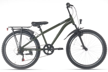 Cortego Ranger Plus 7-speed Jongensfiets 26 inch Army Green