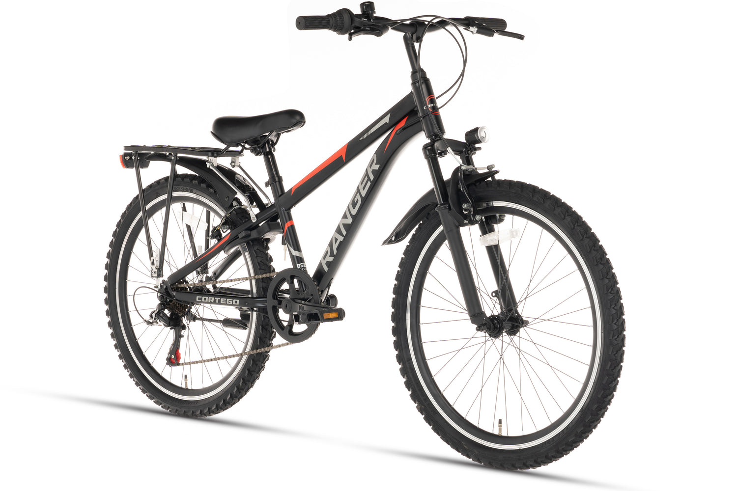 Cortego Ranger Plus 7-speed Jongensfiets 24 inch Zwart