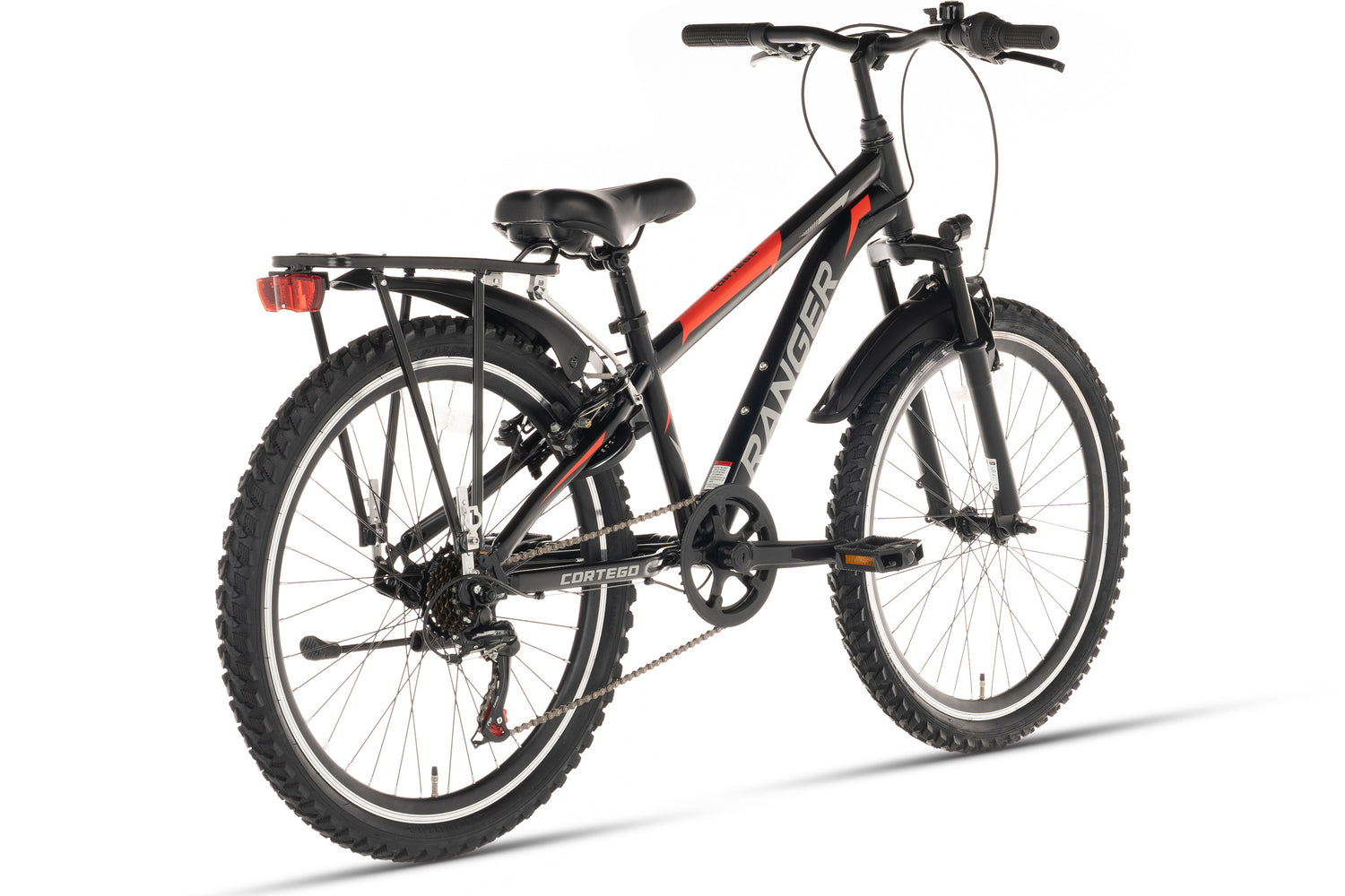 Cortego Ranger Plus 7-speed Jongensfiets 24 inch Zwart