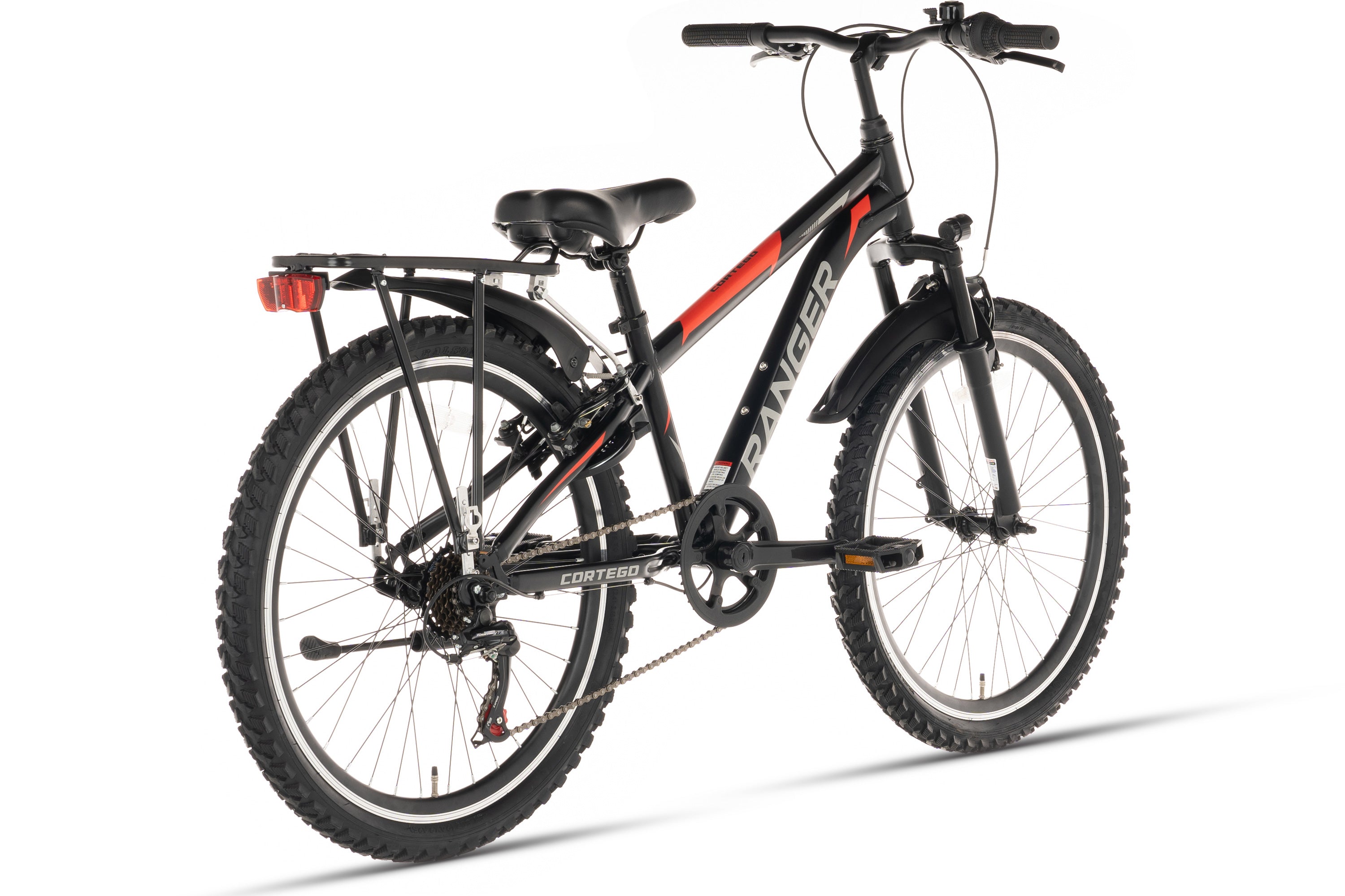 Cortego Ranger Plus 7-speed Jongensfiets 26 inch Zwart