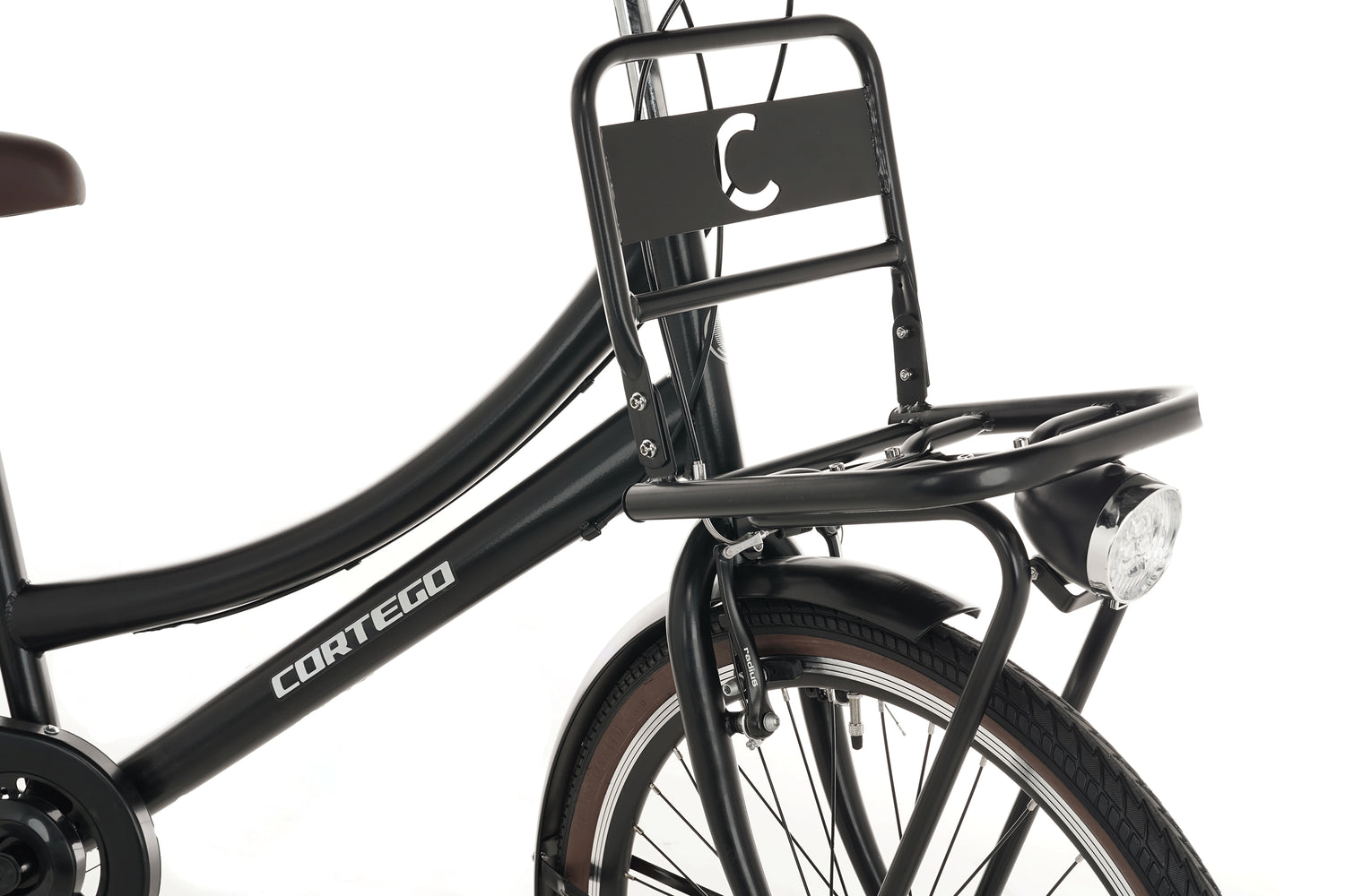 Cortego Transporter Meisjesfiets 26 inch - 7 Versnellingen - Mat-Zwart