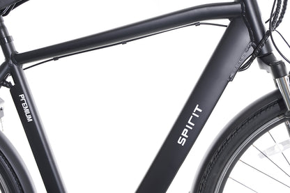 Spirit Premium D7 Elektrische Herenfiets Mat-zwart