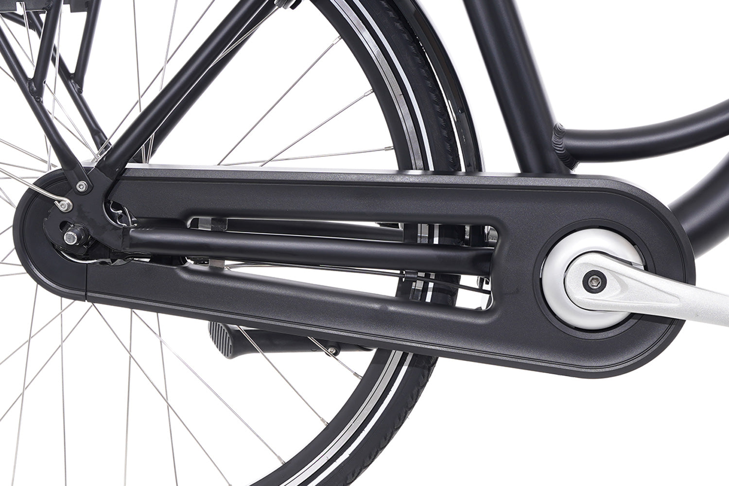 Spirit Prime N7 Elektrische Herenfiets Mat-zwart