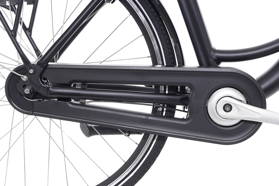 Spirit Prime N7 Plus Elektrische Damesfiets Mat-zwart