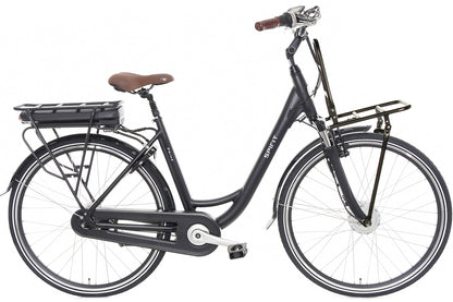 Spirit Prime N7 Plus Elektrische Damesfiets Mat-zwart