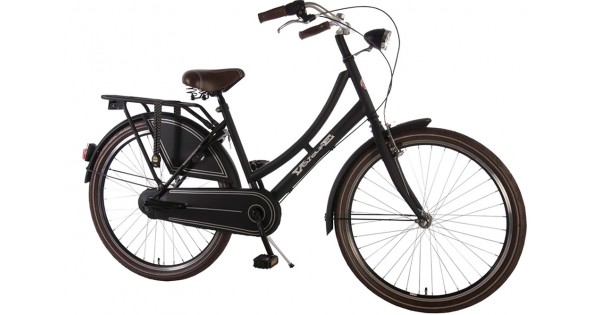 ik heb honger Bezienswaardigheden bekijken Mus Volare Omafiets drie versnellingen mat-zwart 26 inch | City-Bikes.nl